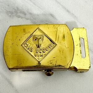 Cub Scouts BSA Solid Brass Web Belt Buckle